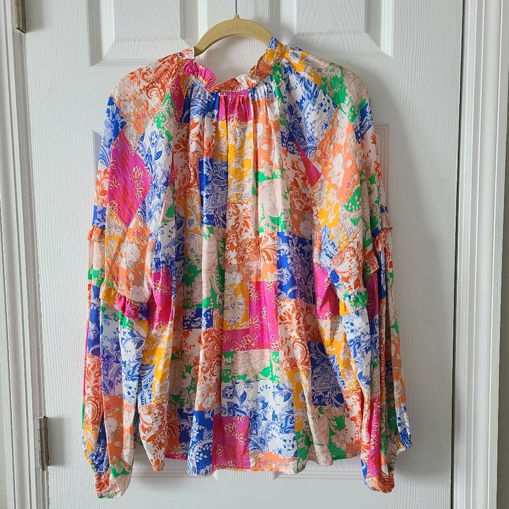 Fate Boho Patchwork Top - Picture 3 of 5